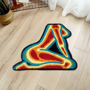 Shovagy Sexy Girl Bedroom Rug Funny Bedside Area Rugs