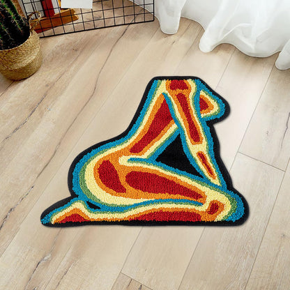 ASTRAG Sexy Girl Bedroom Rug Funny Bedside Area Rugs