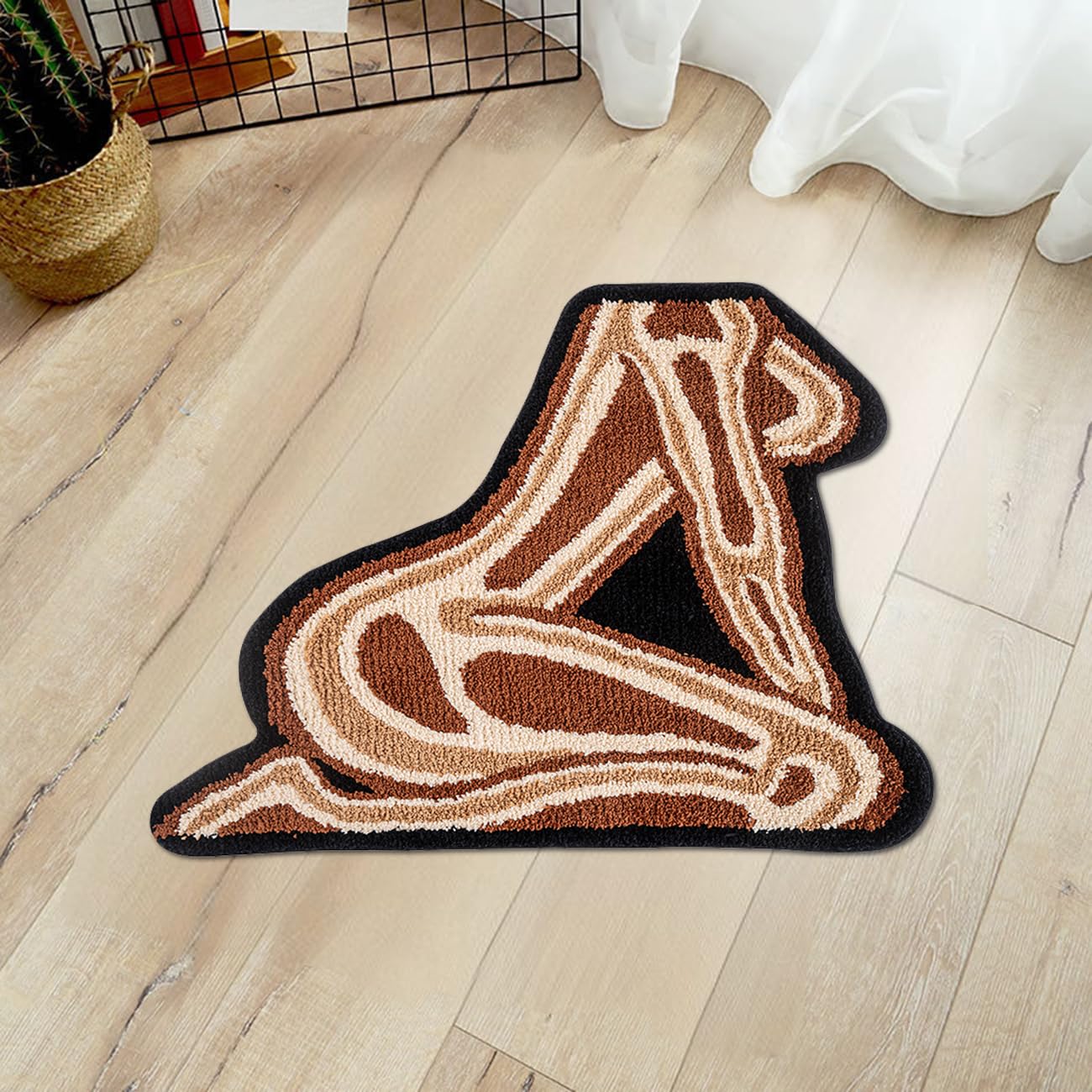 ASTRAG Sexy Girl Bedroom Rug Funny Bedside Area Rugs