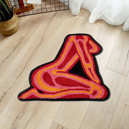 ASTRAG Sexy Girl Bedroom Rug Funny Bedside Area Rugs