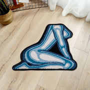 Shovagy Sexy Girl Bedroom Rug Funny Bedside Area Rugs