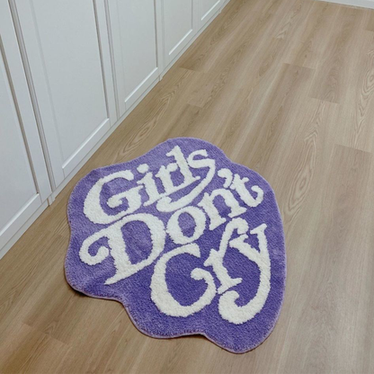 ASTRAG Cute Pink Girls Don't Cry Rug - Large
